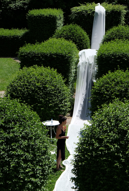 Installation im Garten